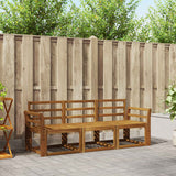 vidaXL Ensemble de canapés de jardin 3 pcs Bois d'acacia massif Naturel
