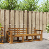 vidaXL Ensemble de canapés de jardin 3 pcs Bois d'acacia massif Naturel