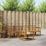vidaXL Buiten bank set 5 pcs Naturel Massief Acacia Hout