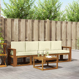 vidaXL Buiten bank set 5 pcs Naturel Massief Acacia Hout