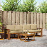 vidaXL Buiten bank set 5 pcs Naturel Massief Acacia Hout