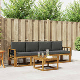 vidaXL Buiten bank set 5 pcs Naturel Massief Acacia Hout
