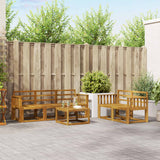 vidaXL Outdoor Sofa Set 6 pcs Natural Solid Acacia Wood