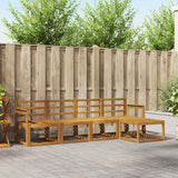 vidaXL Buiten bank set 5 pcs Naturel Massief Acacia Hout