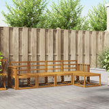 vidaXL Buiten bank set 5 pcs Naturel Massief Acacia Hout