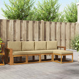 vidaXL Buiten bank set 5 pcs Naturel Massief Acacia Hout