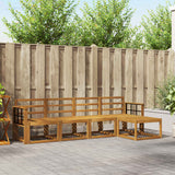 vidaXL Buiten bank set 5 pcs Naturel Massief Acacia Hout