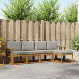 vidaXL Buiten bank set 5 pcs Naturel Massief Acacia Hout