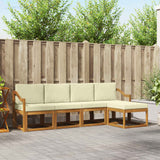 vidaXL Buiten bank set 5 pcs Naturel Massief Acacia Hout