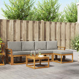 vidaXL Outdoor Sofa Set 6 pcs Natural Solid Acacia Wood