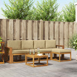 vidaXL Outdoor Sofa Set 6 pcs Natural Solid Acacia Wood