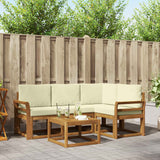 vidaXL Outdoor Sofa Set 5 pcs Natural Solid Acacia Wood