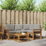 vidaXL Outdoor Sofa Set 5 pcs Natural Solid Acacia Wood