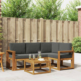 vidaXL Outdoor Sofa Set 5 pcs Natural Solid Acacia Wood