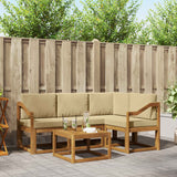 vidaXL Outdoor Sofa Set 5 pcs Natural Solid Acacia Wood