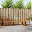 vidaXL Sofa Set 5 Pieces Natural