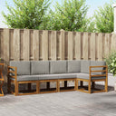 vidaXL Sofa Set 5 Pieces Natural