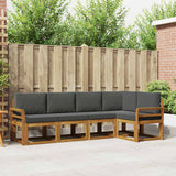 vidaXL Sofa Set 5 Pieces Natural