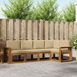 vidaXL Sofa Set 5 Pieces Natural