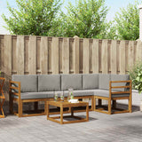 vidaXL Bankstel 6 pcs Naturel Massief Acacia Hout