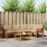 vidaXL Bankstel 6 pcs Naturel Massief Acacia Hout