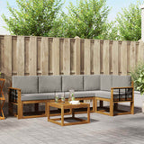 vidaXL Bankstel 6 pcs Naturel Massief Acacia Hout