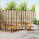 vidaXL Ensemble de banque de construction 6 pcs Naturel Massief Acacia Hout