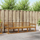 vidaXL Buiten bank set 3 pcs Naturel Massief Acacia Hout