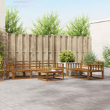 vidaXL Buiten bank set 6 pcs Naturel Massief Acacia Hout