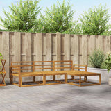 vidaXL Outdoor Sofa Set 4 pcs Natural Solid Acacia Wood