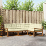 vidaXL Outdoor Sofa Set 4 pcs Natural Solid Acacia Wood