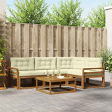 vidaXL Ensemble canapé d'extérieur 5 pcs Bois d'acacia massif naturel