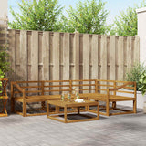 vidaXL Ensemble canapé d'extérieur 5 pcs Bois d'acacia massif naturel