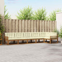 vidaXL Outdoor Lounge Set 6 pcs Natural Solid Acacia Wood
