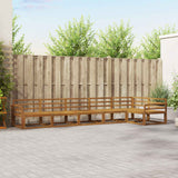 vidaXL Outdoor Lounge Set 6 pcs Natural Solid Acacia Wood
