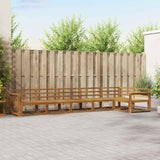 vidaXL Outdoor Lounge Set 6 pcs Natural Solid Acacia Wood