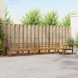 vidaXL Outdoor Lounge Set 6 pcs Natural Solid Acacia Wood