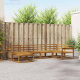 vidaXL Ensemble salon de jardin 6 pcs Bois d'acacia massif Naturel