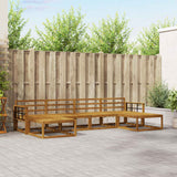 vidaXL Buiten bank set 6 pcs Naturel Massief Acacia Hout
