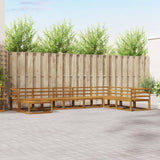 vidaXL Outdoor lounge set 8 pcs Natural Solid Acacia Wood