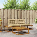 vidaXL Buiten bank set 3 Stuk Naturel Massief Acacia Hout