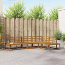 vidaXL Buiten bank set 4 Stuk Naturel Massief Acacia Hout