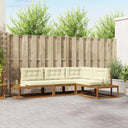 vidaXL Buiten bank set 4 Stuk Naturel Massief Acacia Hout
