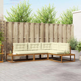 vidaXL Buiten bank set 4 Stuk Naturel Massief Acacia Hout