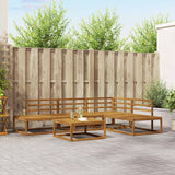 vidaXL Buiten bank set 5 Stuk Naturel Massief Acacia Hout