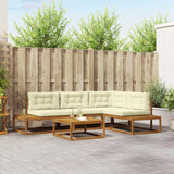 vidaXL Buiten bank set 5 Stuk Naturel Massief Acacia Hout