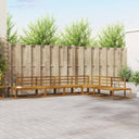 vidaXL Ensemble de salon de jardin 6 pcs Bois d'acacia massif naturel