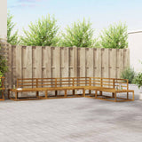 vidaXL Ensemble de salon de jardin 6 pcs Bois d'acacia massif naturel