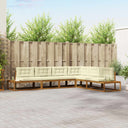 vidaXL Ensemble de salon de jardin 6 pcs Bois d'acacia massif naturel