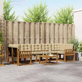 vidaXL Ensemble de banque de construction avec ustensiles 8 pcs Naturel et Crème